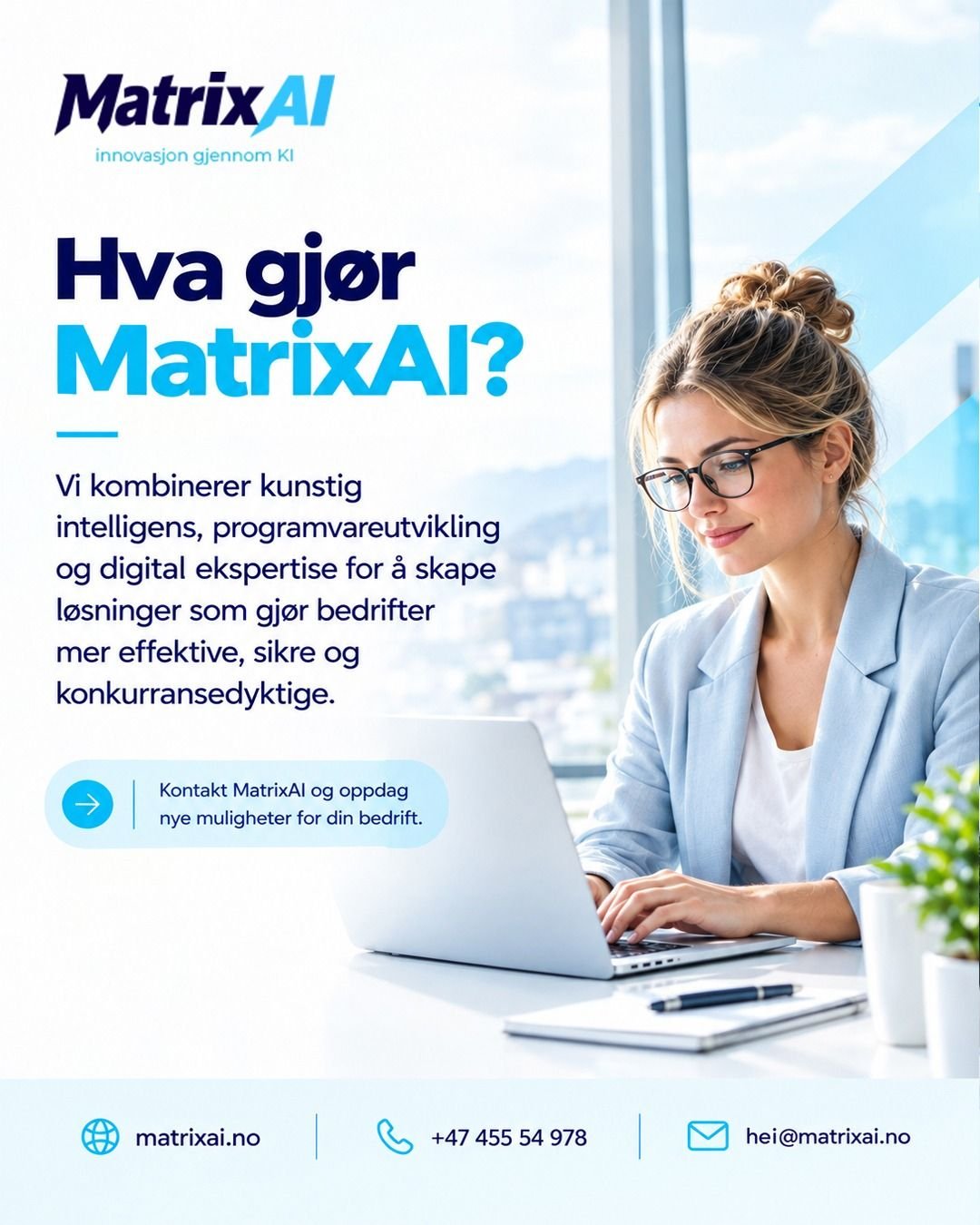 Norwegian social media design for MatrixAI